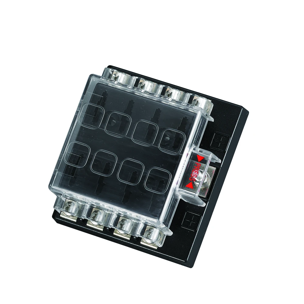 Панель предохранителей AAA с быстроразъемной клеммной колодкой c болтами, 8 бандов