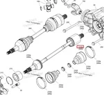 715900604 Шрус Задний Внутренний Для BRP Can Am OUTLANDER, RENEGADE