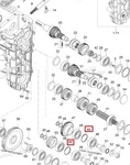 617330047 Кольцо Стопорное Для КПП Для Ski Doo Expedition, Skandic M617330047