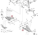 706200751 Рычаг Передний Нижний Левый Правый Черный Для BRP Can Am OUTLANDER 706200229, 706201050, 706200509
