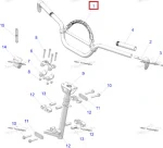 1830284 Руль Низкий Для Polaris 1824307, 1824599, 1824306, 1824601, 1824175, 1830244, 1824600, 2881235
