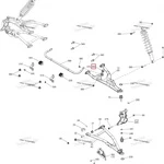 706202538 Стойка Переднего Стабилизатора Правая Для BRP Can Am