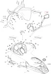 517302449 Зеркало Боковое Правое Для Ski Doo GSX, GTX 2004-2005