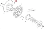 417119400 Шпонка Вариатора Для Ski Doo Skandic, Expedition