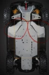 715000950 Защита Днища Боковая Для BRP Can Am Commander 2011-2014