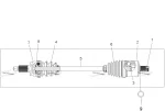 PSA-P850-F GORILLA AXLE Привод В Сборе Передний Правый Левый Усиленный Для Polaris 1332383, 2203843, 2203844, 1332873