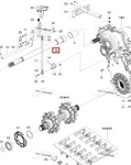 RK20041 REMKOM Ведущий Вал Вариатора 520 ММ Для Ski Doo 504153070