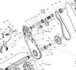 504153500 Вал КПП Для Ski Doo 600, 900 ACE