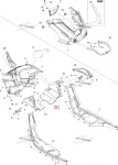 502006853 Панель Боковая Нижняя Правая Черная Для Ski Doo