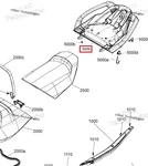 269003042 Ручка Для Заднего Сиденья Для Sea Doo