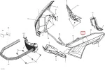 502007004 Поролон Изоляционный Левой Боковой Панели Для Ski Doo