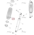 706003056 Пружина Заднего Амортизатора Черная Для BRP Can Am Outlander