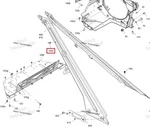 250300651 Шпилька Рамы Для Ski Doo