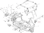705208854 Крепление Защитного Каркаса Заднее Правое Для BRP Can Am