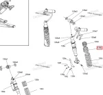 706002952 Пружина Заднего Амортизатора Желтая Для BRP Can Am Maverick Turbo