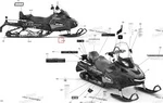 516007158 Наклейка SKI-DOO Для Левой Боковой Панели Для Ski Doo SKANDIC 2016-2018