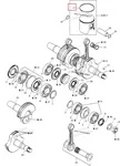 420815043 Кольцо Поршневое Для Ski Doo