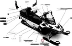 516005039 Наклейка Ski-Doo Expedition Левая Для Боковой Панели Для Ski Doo EXPEDITION 2012-2018
