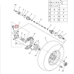 MP-42-1038 MAX POWER Шаровая Опора Верхнего, Нижнего Рычага Для Yamaha 3B4-23579-00-00, 3B4-23579-01-00, 42-1038, AT-08800