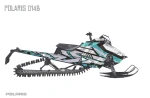 Наклейки VEL На Снегоход Polaris Axys 014B