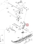 505073043 Поворотная Опора Левая Для Ski Doo 505071997, 505072721, 505073011