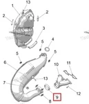 3610299 Прокладка Выхлопной Системы Для Polaris 850