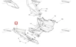 705016451 Пластиковый порог левый Can-Am BRP Maverick R