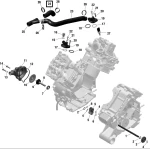 420222102 Шланг Охлаждения Для BRP Can Am Outlander, Renegade