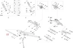 5347719 Вал Задней Подвески Для Ski Doo Skandic, Expedition M5347719