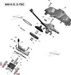 420854990 Направляющая Лопатки RAVE Клапана Для Ski Doo