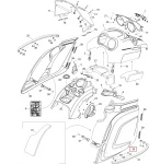 517303643 Панель Боковая Правая Черная Для Ski Doo
