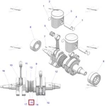 5144433 Сальник Коленвала Для Polaris