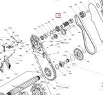 504153500 Вал КПП Для Ski Doo 600, 900 ACE