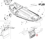 520000531 Брызговик Задний Для Ski Doo