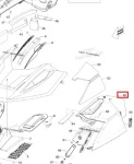 517304072 Боковая Панель Левая Желтая Для Ski Doo Tundra