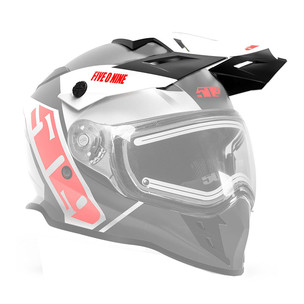 Козырек 509 Delta R3 и R3L Racing Red, One Size, F01001900-000-102