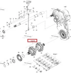504153583 Вал Привода Гусеницы Для Ski Doo Expedition, Skandic 504153208