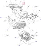 5458757 Рама Сетки Впуска Воздуха Правая Для Polaris