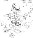 420923870 Купол Головы Цилиндров Для Ski Doo MX Z