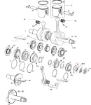 420830749 Cальник Коленвала Для Ski Doo 290830749, 420830748