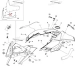 860200157 Стекло Ветровое Для Ski Doo REV XP 517304227, 517304222, 517304226, 517304228, 517303621, 860200454, 860200646, 860200472