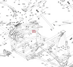 705205295 Фиксатор Нижний Для BRP Can Am Maverick 705210249