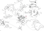510004816 Основание Сиденья Для Ski Doo