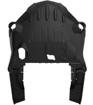 860202046 Защита Днища Полная Черная Для Ski Doo Skandic SWT REV Gen4 WIDE Широкая Платформа 24'