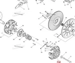 417223778 Паук Ведущего Вариатора Для Ski Doo 417223565