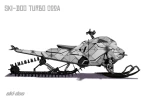 Наклейки VEL На Снегоход Ski Doo Summit Expert TURBO 022A