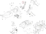 510005420 Стойка Спинки Сиденья Правая Для Ski Doo Expedition 2013-2019