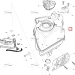 519000368 Масляный Бак Для Ski Doo 519000357