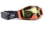 Очки с подогревом AiM Pro Accu Heated Goggles Orange с желтой магнитной линзой 31-103