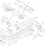 503145500 Ремень Ограничительный Для Задней Подвески Для Ski Doo 1996